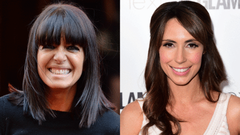 Claudia Winkleman and Alex Jones