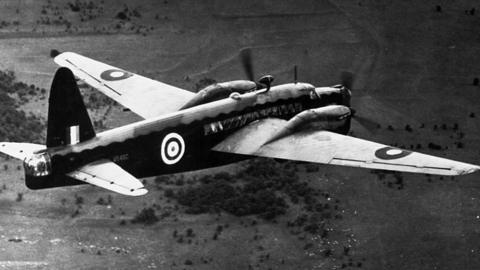 Vickers Wellington bomber, file pic, 1 Jan 40