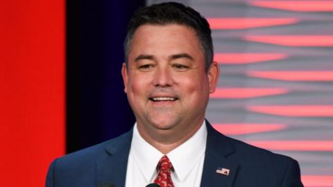 Florida GOP Chairman Christian Ziegler addresses attendees at the Florida Freedom Summit at the Gaylord Palms Resort in Kissimmee.