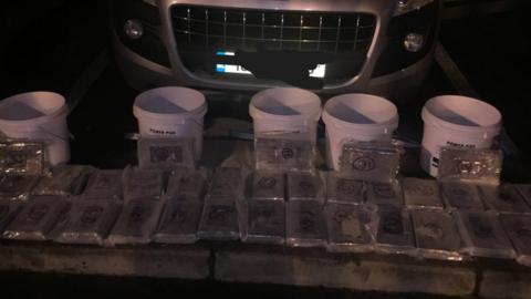 Suspected cocaine haul in Dublin