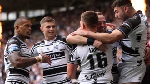 Hull FC celebrate
