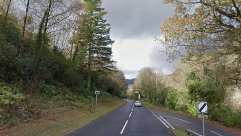 The A470 near Dinas Mawddwy