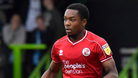 Ashley Nathaniel-George in action for Crawley Town