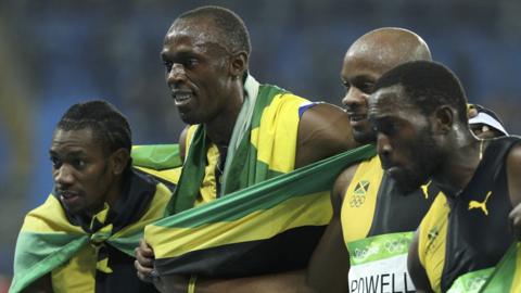 Jamaica relay team