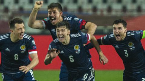 The moment Scotland qualified for Euro 2020