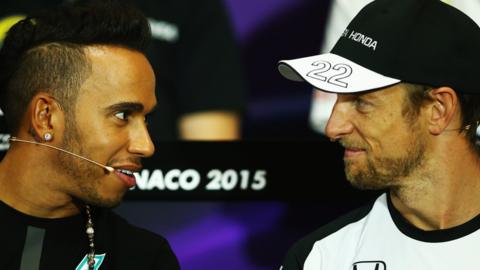 Lewis Hamilton and Jenson Button