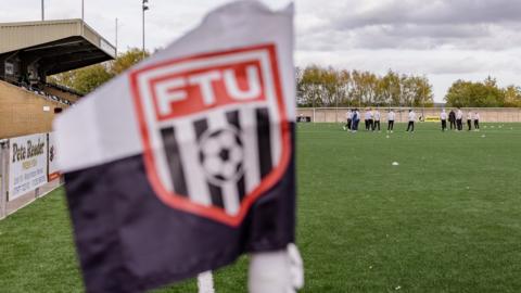 Flint Town United corner flag