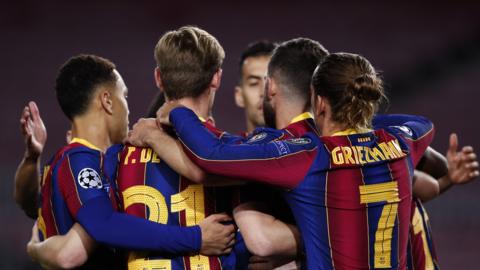 Barcelona celebrate