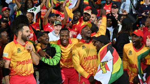 Zimbabwe celebrate