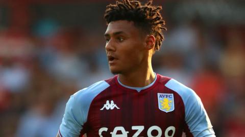 Ollie Watkins in action for Aston Villa