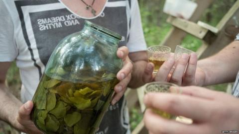 Homebrew in a big jar