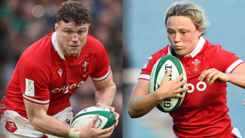 Will Rowlands and Alisha Butchers of Wales