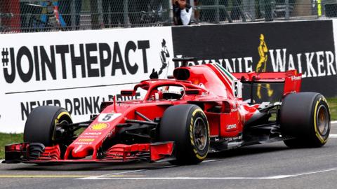 Ferrari's Sebastian Vettel