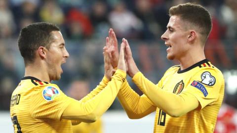 Eden and Thorgan Hazard