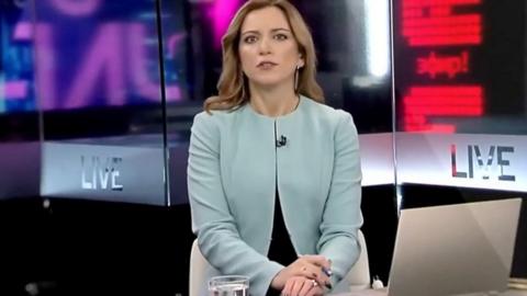 TV Rain anchor Ekaterina Kotrikadze