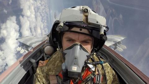 Juice, a Ukrainian fighter pilot