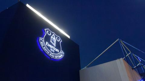 General view of the outside of the Park End at Goodison Park