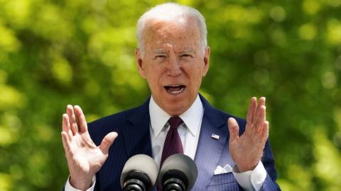 Joe Biden delivers remarks at the White House