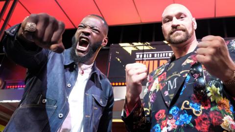 Deontay Wilder and Tyson Fury