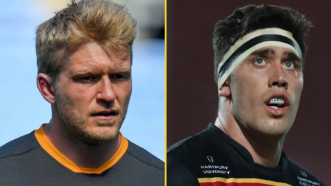 Wasps flanker Ben Morris and Gloucester lock Matias Alemanno