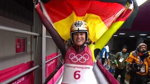Natalie Geisenberger wins luge gold for Germany