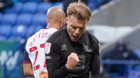 Port Vale celebrate a goal at Bolton