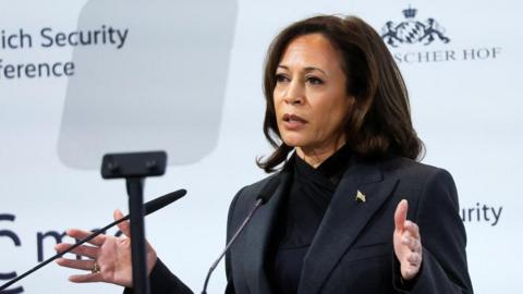 US Vice-President Kamala Harris