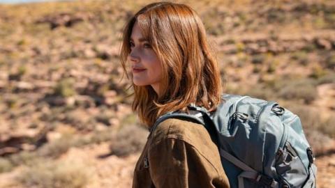 Still of Jenna Coleman in the Amazon Prime Video series Wilderness