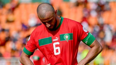 Morocco defender Romain Saiss