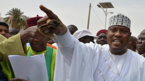 Hama Amadou in the Niger capital Niamey (15 June 2014)