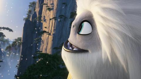 A yeti in a scene from Abominable