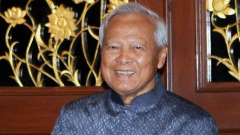 General Prem Tinsulanonda, President of the Privy Council and Statesman, at the foreign ministry in Bangkok, 26 May 2006