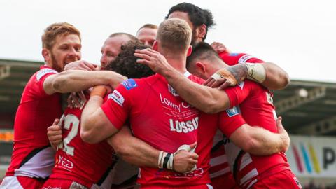 Salford celebrate