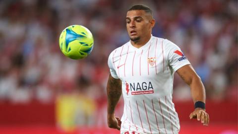 Diego Carlos in action for Sevilla