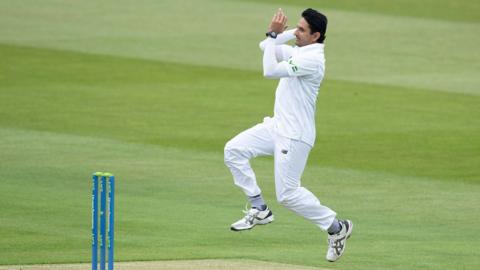 Hampshire fast bowler Mohammad Abbas