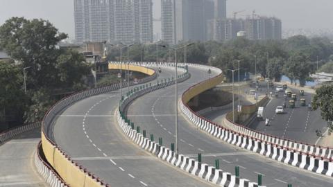 New highway near Delhi