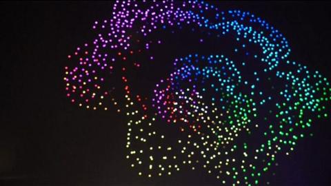 Drone light display