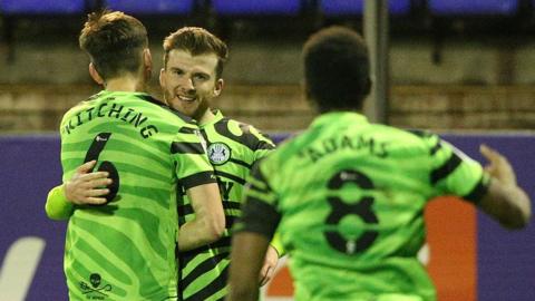 Nicky Cadden scored in added time for Forest Green