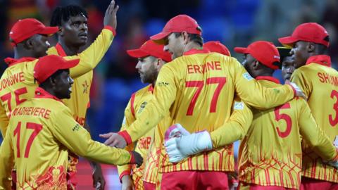 Zimbabwe celebrate