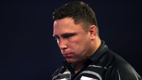 Gerwyn Price looking downcast