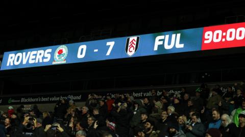 Blackburn 0-7 Fulham