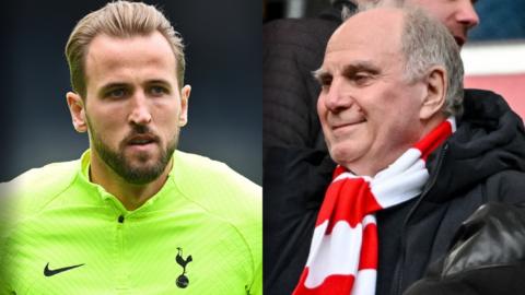 Harry Kane and Uli Hoeness