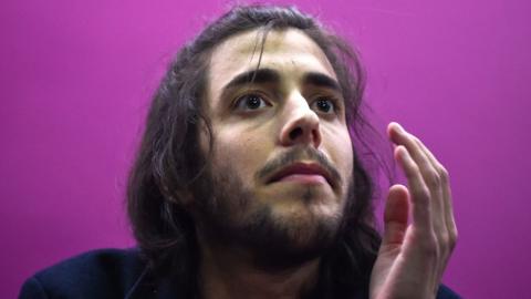 Salvador Sobral after winning Eurovision 2017