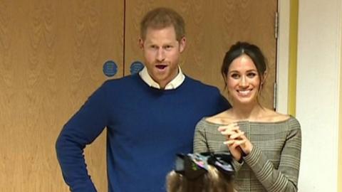 The couple received gifts and were entertained