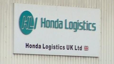 Honda Logistics sign