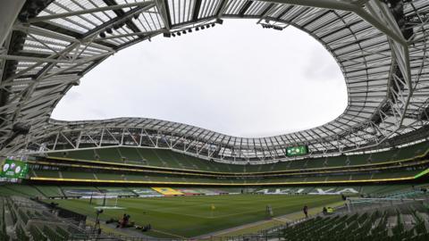 Dublin's Aviva Stadium was scheduled to host four Euro 2020 games