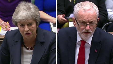 Theresa May and Jeremy Corbyn