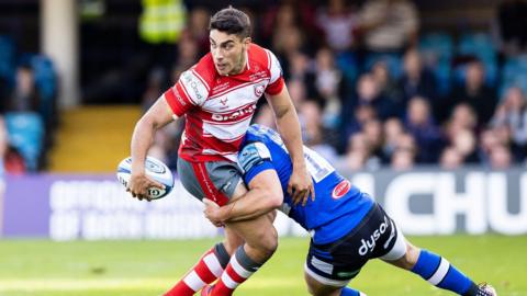 Gloucester's Santiago Carreras during the team's October win over Bath