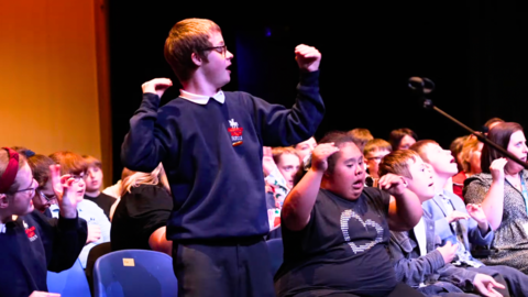 Young performers at IncFest