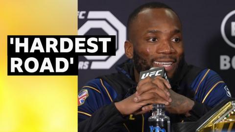 Leon Edwards at post-fight presser after UFC 286